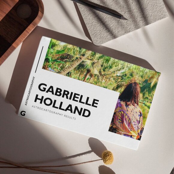 Custom Astrocartography Report - Picture 1 of 5